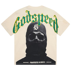 Godspeed Skeletons Masked Man T-Shirts #3020