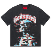 Godspeed Skeletons Pattern Printed T-Shirts #1027