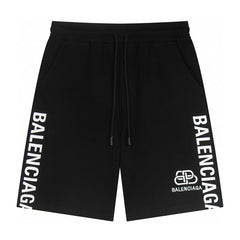 Balenciaga Logo Printed Knit Shorts