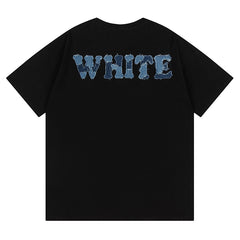 Off White Logo Pattern Printed T-Shirt