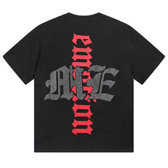 MIXED EMOTION “Octopus” Rhinestone Tee