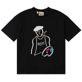 Gallery Dept Glittered Logo Printed T-Shirt