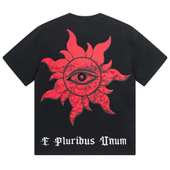 Godspeed Rose Pattern Printed T-Shirts #1051