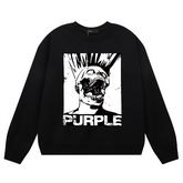 Purple Brand Logo Printed Sweatshirts