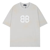 Balenciaga Logo Embroidered Printed T-Shirt Oversize