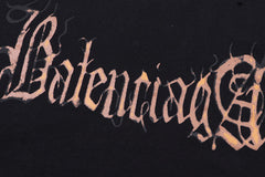 Balenciaga Heavy Metal Artwork T-Shirt Black Oversize