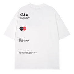 Balenciaga Logo Letter Print T-shirt Oversize