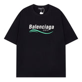 Balenciaga Logo Letter Print T-shirt Oversize