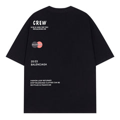 Balenciaga Logo Letter Print T-shirt Oversize