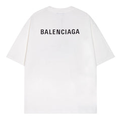 Balenciaga Logo Letter Print T-shirt Oversize