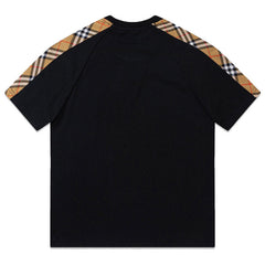 Burberry Vintage Check Panel Cotton T-shirt Oversize