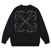 Off White Off Stitch Skate Cotton Sweatshirt