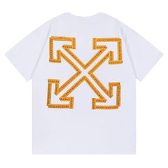 Off White Arrow Logo Pattern T-Shirts