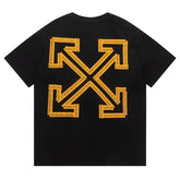 Off White Arrow Logo Pattern T-Shirts