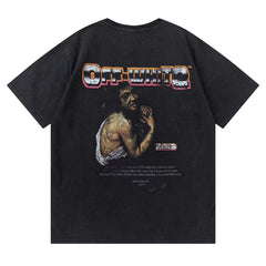 Off White Pattern Print T-Shirts