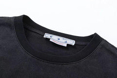 Off White Pattern Print T-Shirts