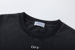 Off White Pattern Print T-Shirts