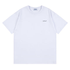 Off White Arrow Logo Pattern T-Shirts