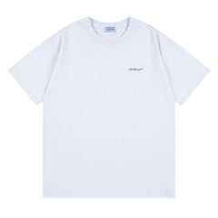 Off White Arrow Logo Pattern T-Shirts