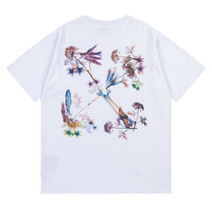 Off White Arrow Logo Pattern T-Shirts