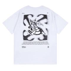 Off White Arrow Logo Pattern T-Shirts
