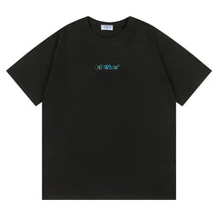 Off White Arrow Logo Pattern T-Shirts