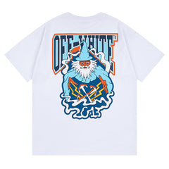 Off White Logo Pattern Print T-Shirts