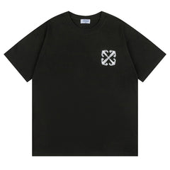Off White Logo Pattern Print T-Shirts