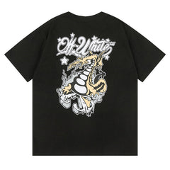 Off White Logo Pattern Print T-Shirts