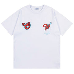 Off White Logo Pattern Print T-Shirts
