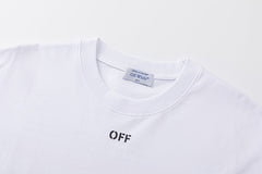 Off White Logo Pattern Print T-Shirts