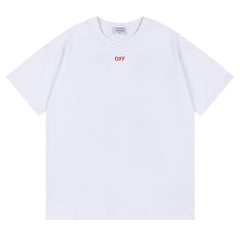 Off White Arrow Logo Pattern T-Shirts