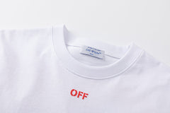 Off White Arrow Logo Pattern T-Shirts