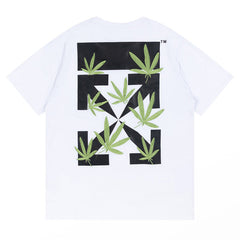 Off White Arrow Logo Pattern T-Shirts