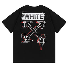 Off White Logo Pattern Printed T-Shirt