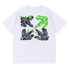 Off White Logo Pattern Printed T-Shirt