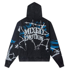 MIXED EMOTION Disinfectant Mask Hoodie