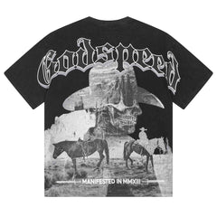 Godspeed Skeleton Cowboy T-shirt