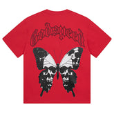 Godspeed Skeletons Butterfly T-Shirts #3026