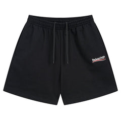 Balenciaga Logo Embroidered Knit Shorts