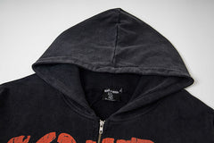 MIXED EMOTION Acid Wash “Deserted” Hoodie