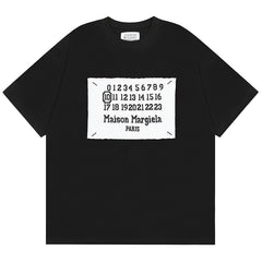 Maison Margiela Digital Letter Logo T-Shirts