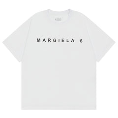 Maison Margiela Digital Letter Logo T-Shirts