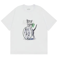 Maison Margiela Digital Printed Logo T-Shirts