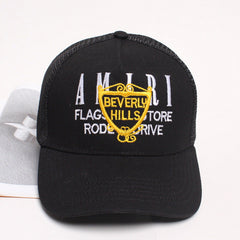 AMIRI Core Logo-Embroidered Baseball Caps