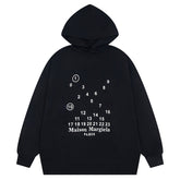 Maison Margiela 2024 SS Logo embroidery hoodie
