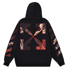 Off White Caravaggio oil painting pattern printing Hoodies
