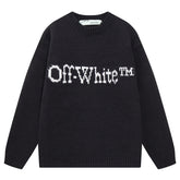 OFF WHITE Letter Logo Sweater