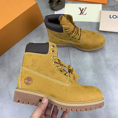 Louis Vuitton Timberland Ankle Boots