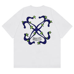 Off White Alien Pattern T-Shirts